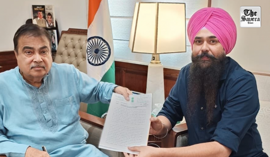 AAP MP Malvinder Kang Meets Union Minister Nitin Gadkari, Renews Demand for National Highway Status to Banga–Anandpur Sahib Road