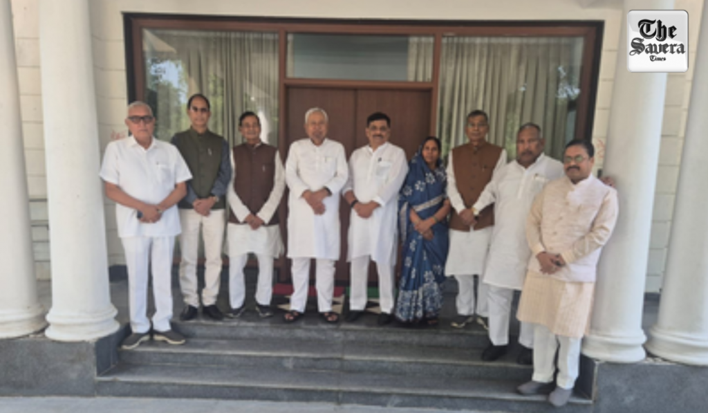 Nitish Kumar meets JDU MPs in Delhi, seeks stronger focus on Bihar’s development, public issues