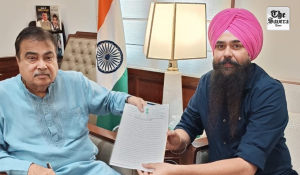 AAP MP Malvinder Kang Meets Union Minister Nitin Gadkari, Renews Demand for National Highway Status to Banga–Anandpur Sahib Road