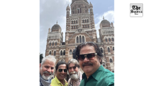 Akhilendra Mishra shares Team ‘Lagaan’ picture from Mumbai outing at CST station