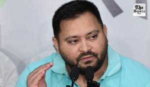 Tejashwi attacks JD-U leader Sanjay Jha, alleges leaders like him entrapped Nitish Kumar for Rajya Sabha