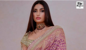 Athiya Shetty becomes muse for Manish Malhotra’s celebration of handloom and bandhani