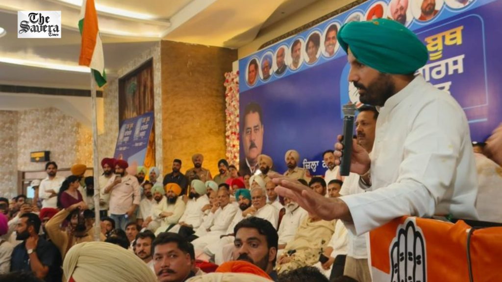 Congress Workers Raise 'Bring Channi, Save Punjab' Slogans During Raja Warring's Speech in Patiala