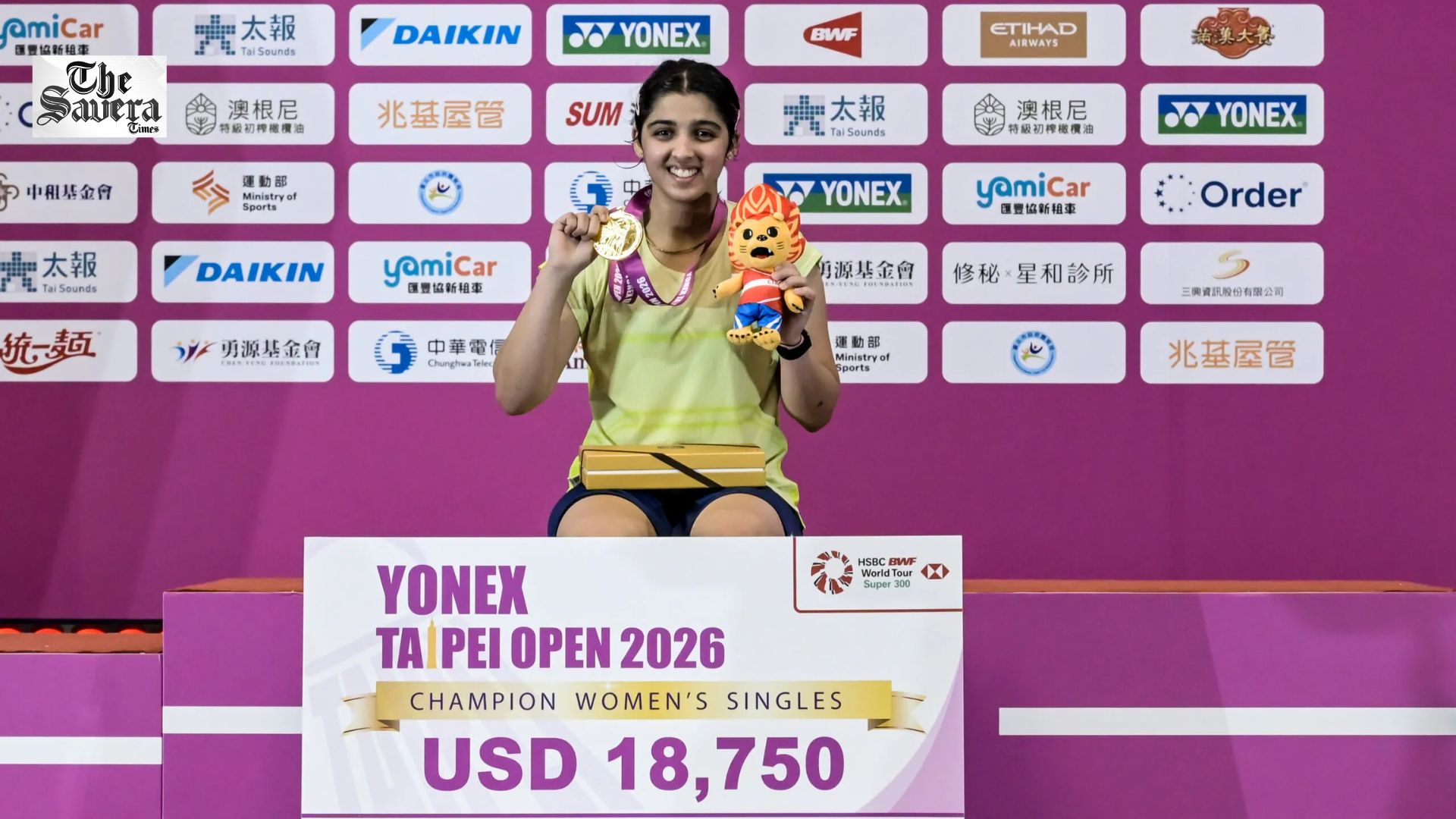 Tanvi Sharma Creates History, Becomes Youngest Taipei Open Champion With Maiden Super 300 Title