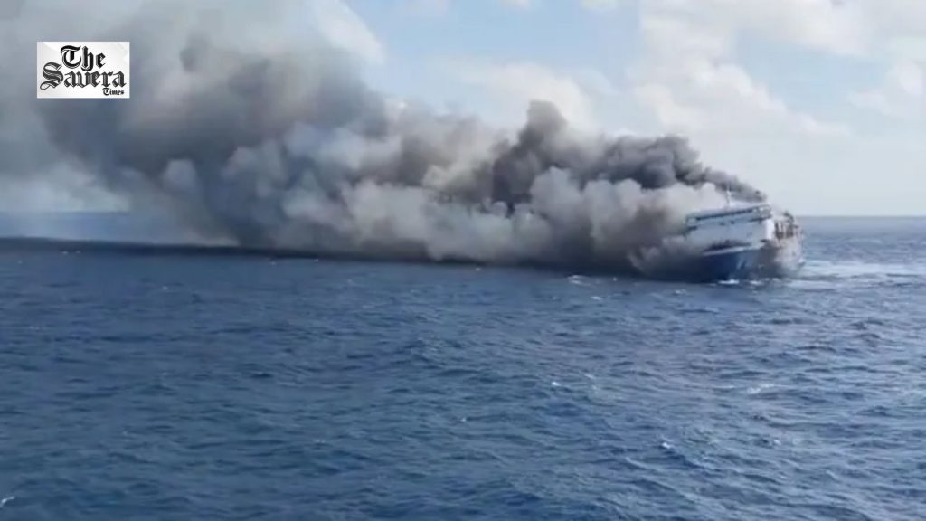 5 Dead, 41 Missing After Ferry Catches Fire Off Indonesia