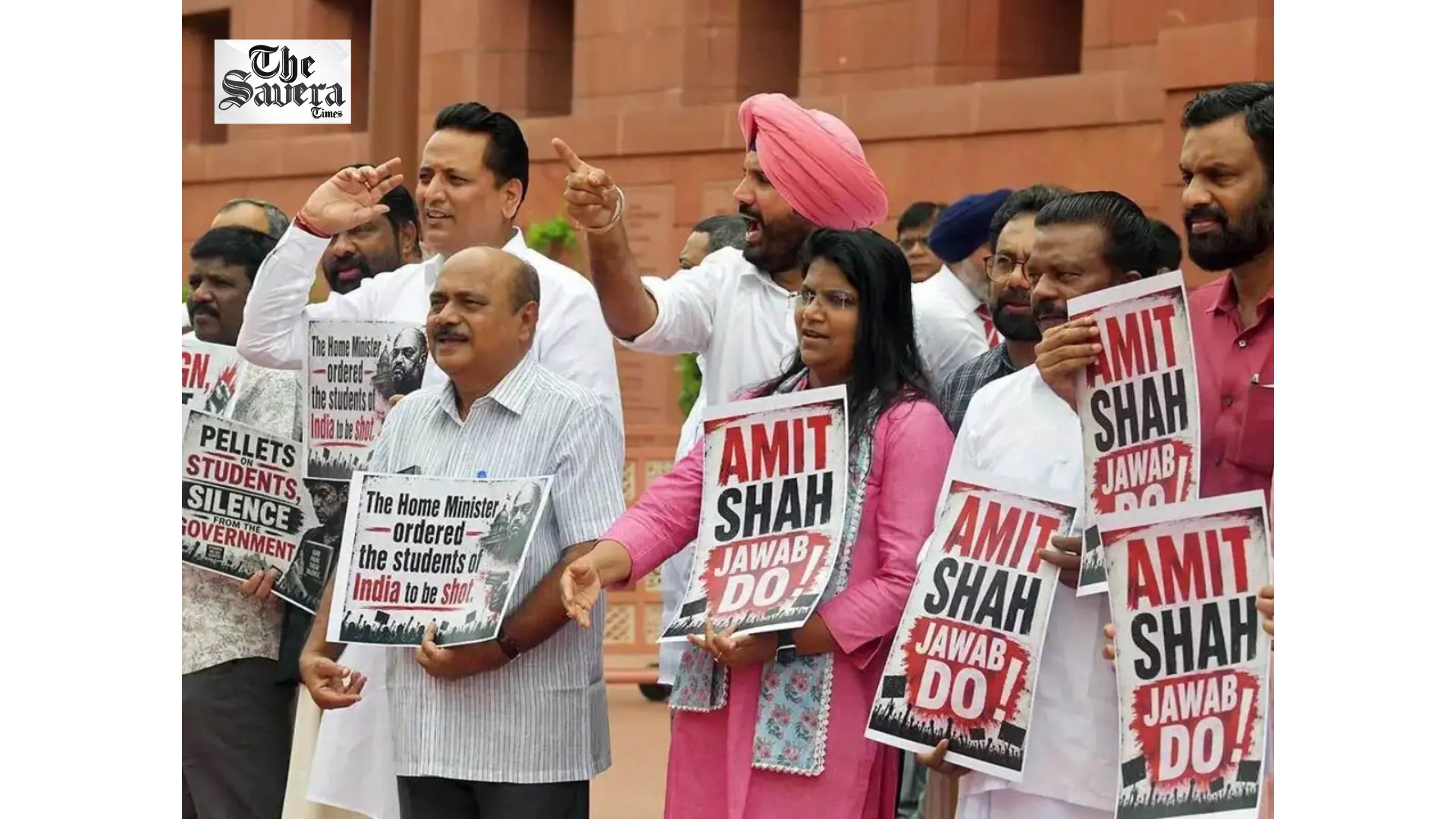 ‘Amit Shah Jawab Do’: Opposition Protests in Parliament, Demands Home Minister’s Statement