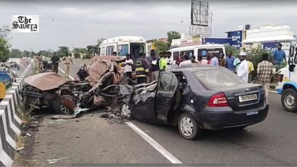 Five, Including 3-Year-Old Girl, Killed in Head-On Car Collision in Madurai