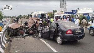Five, Including 3-Year-Old Girl, Killed in Head-On Car Collision in Madurai