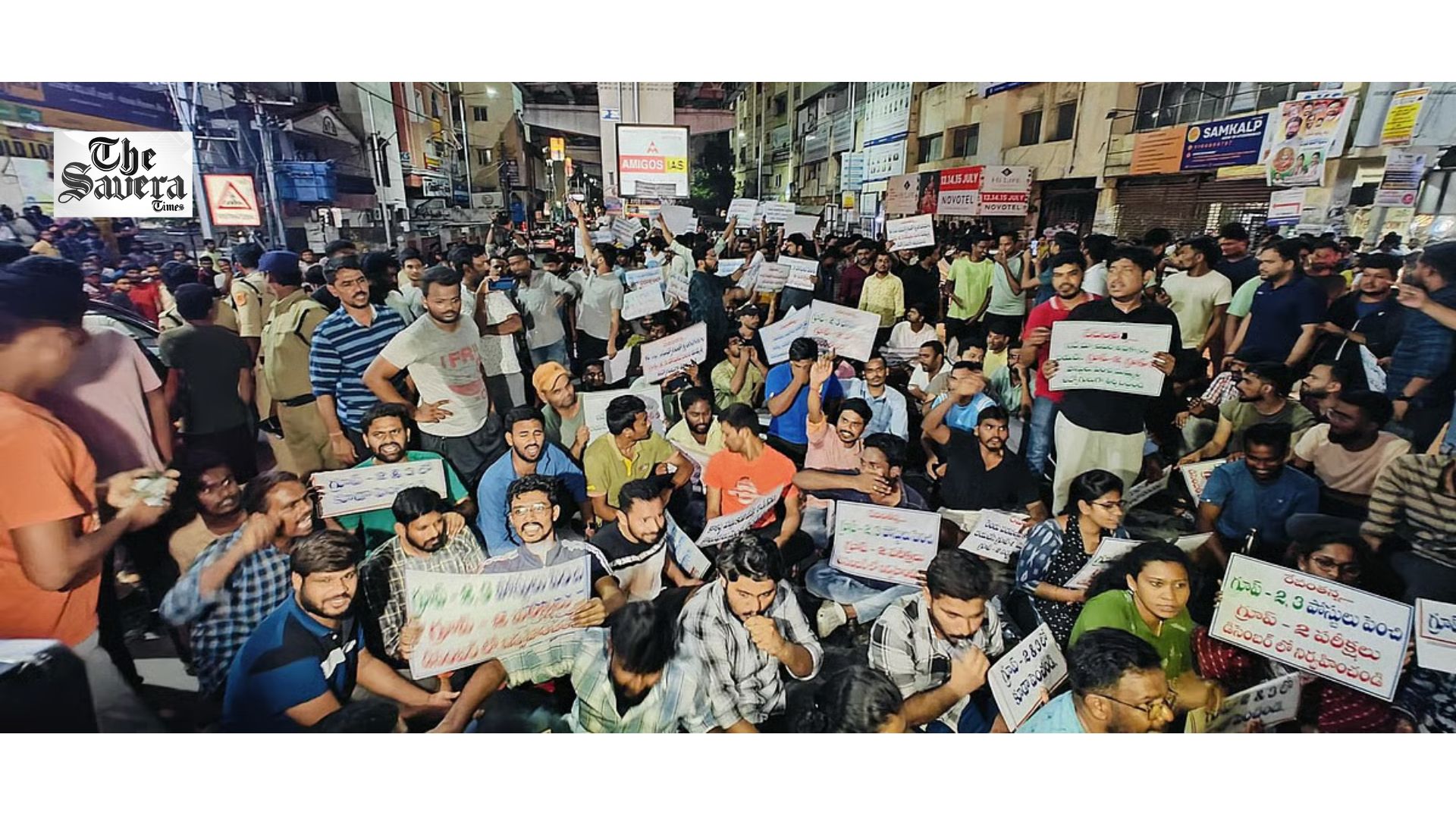 Hyderabad Job Aspirants Protest, Demand 20,000 Police Jobs From Telangana Government