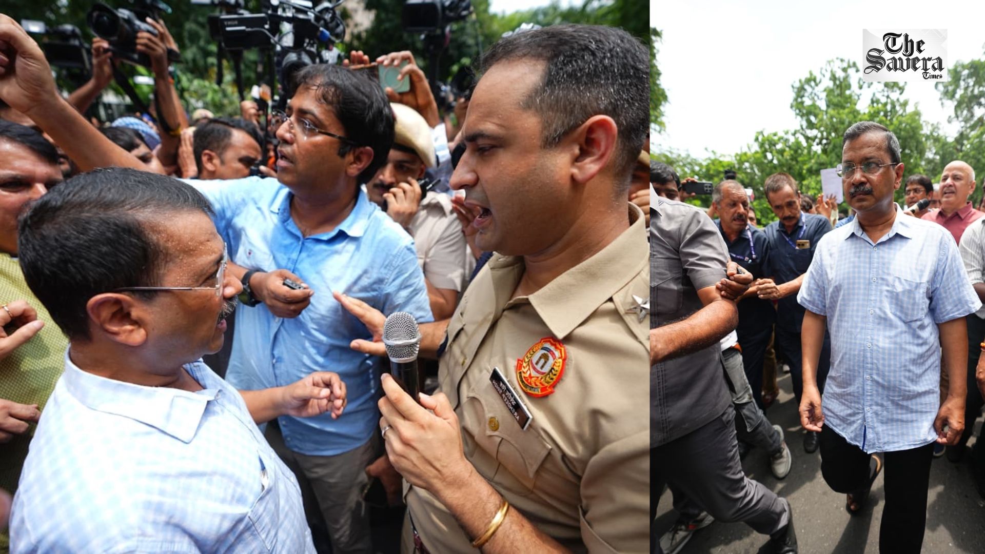 Police Stop Arvind Kejriwal on Way to Meet Prime Minister With 100 Victims to Oppose E-20 Petrol