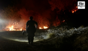 Firefighting helicopter crashes while battling wildfire in US Utah