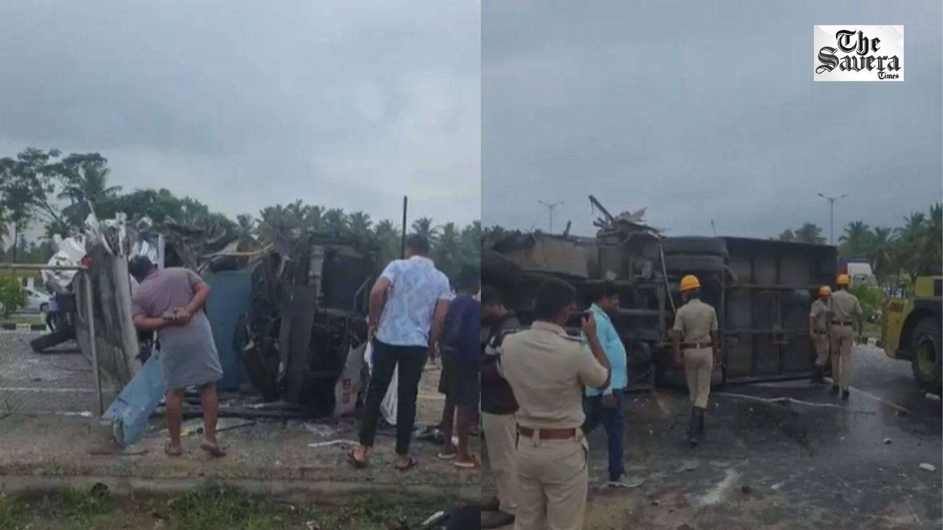 Karnataka: Two Killed, 34 Injured in KSRTC Bus Accident Near Bidadi