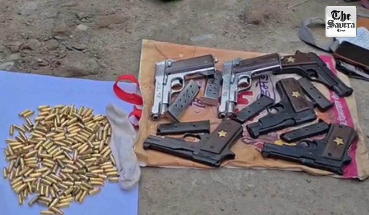 Bengal STF recovers huge cache of arms, ammunition from abandoned ECL quarters