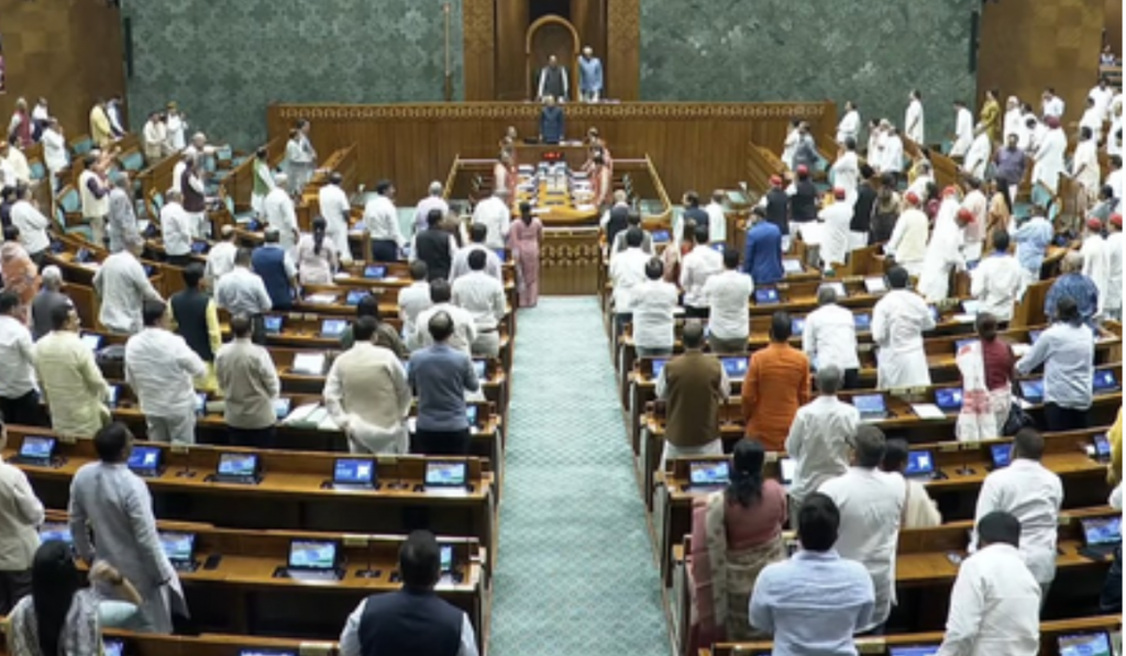 Lok Sabha adjourned till 2 p.m. amid Opposition protest