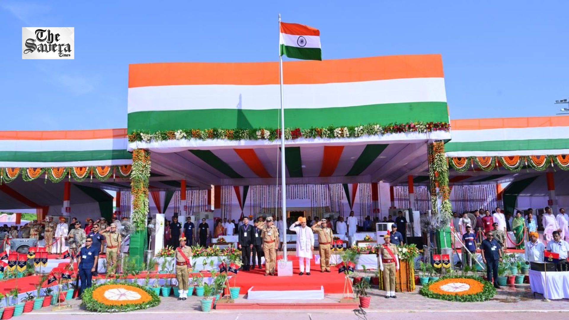 CM Bhajanlal Sharma Hoists Tricolour in Bikaner, Calls for Collective Effort Towards Viksit Bharat