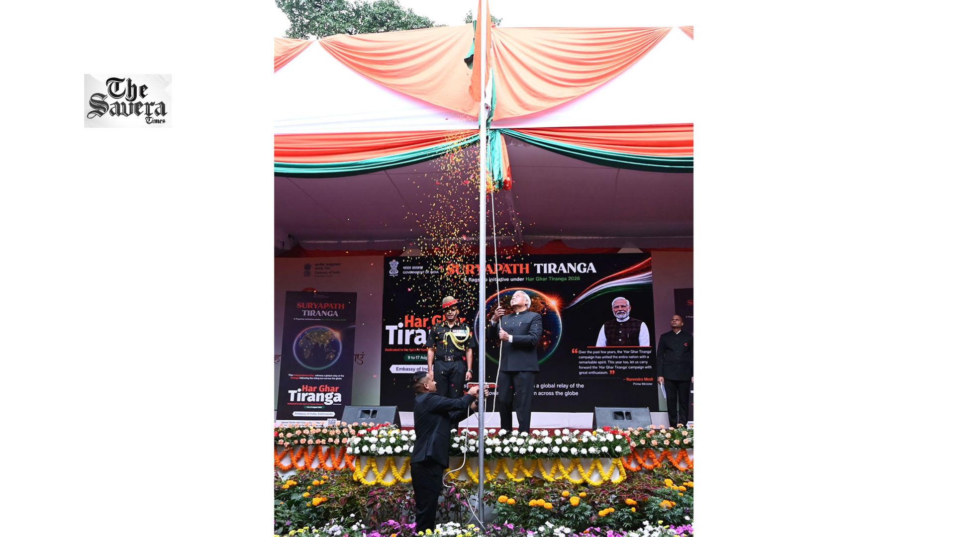 India’s Embassy in Nepal Celebrates 80th Independence Day With Patriotic Fervour