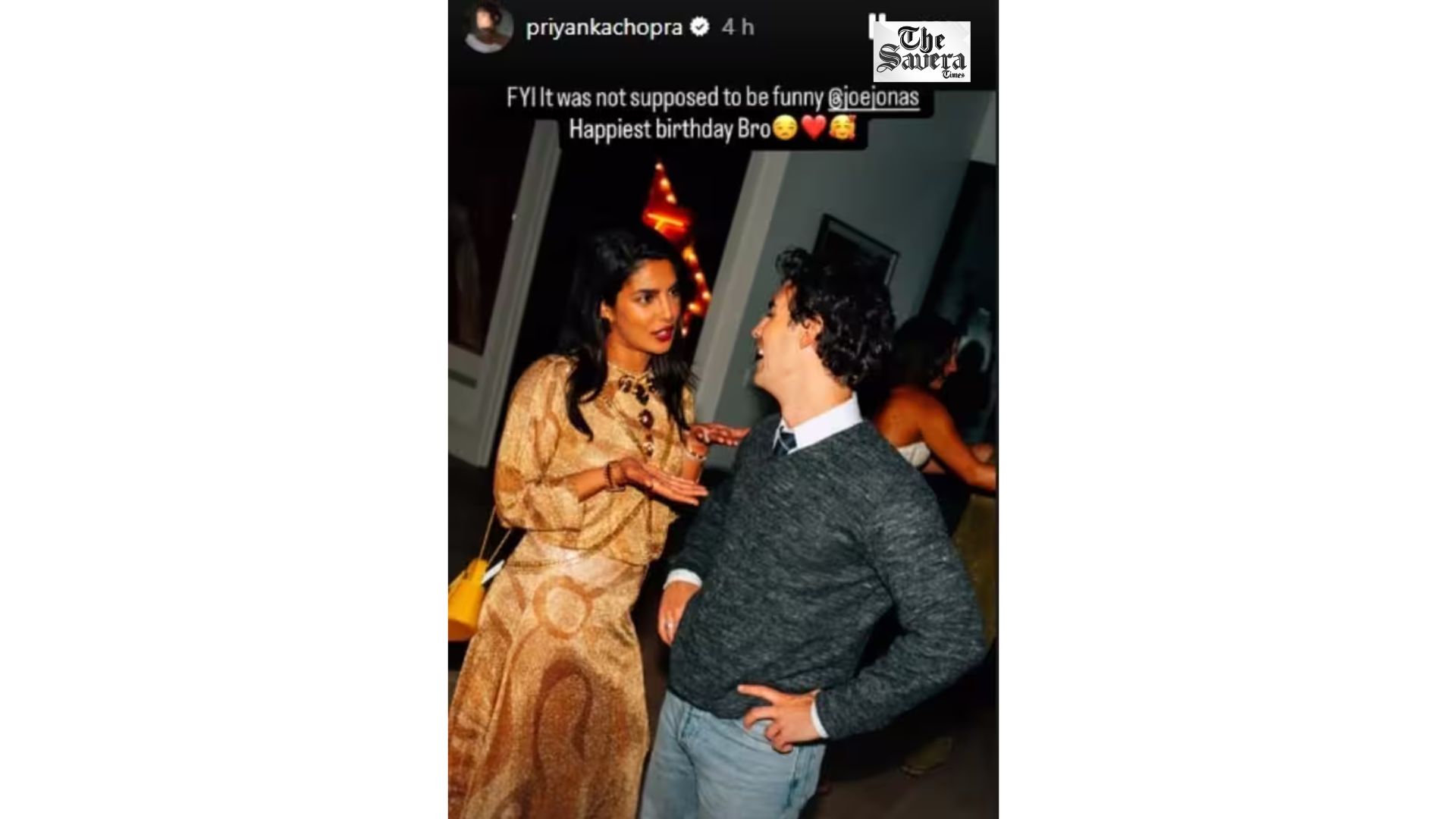 Priyanka Chopra’s Funny Birthday Wish for Brother-in-Law Joe Jonas
