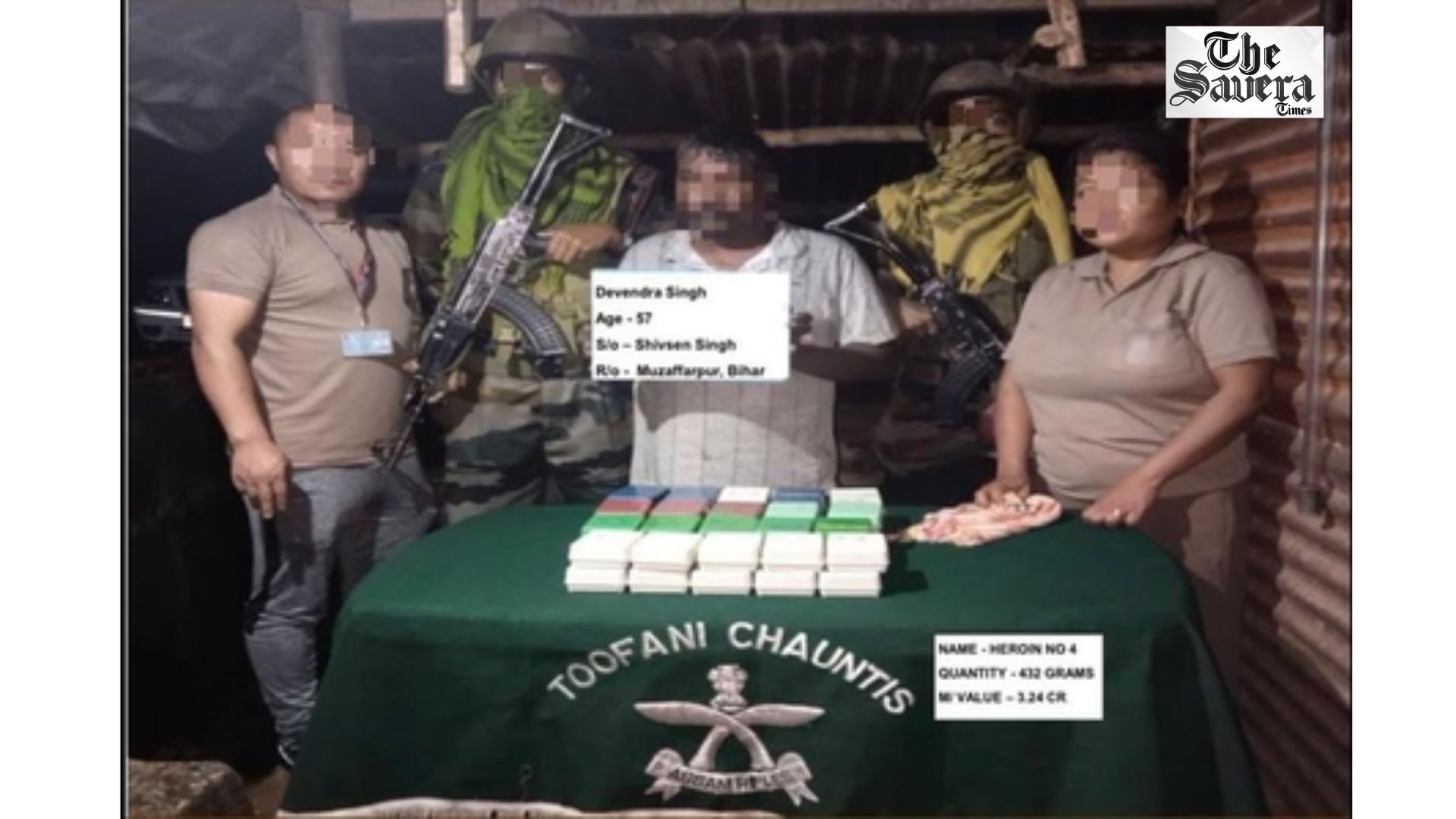 Heroin Worth Rs 12.09 Crore Seized in Mizoram, Two Drug Peddlers Arrested