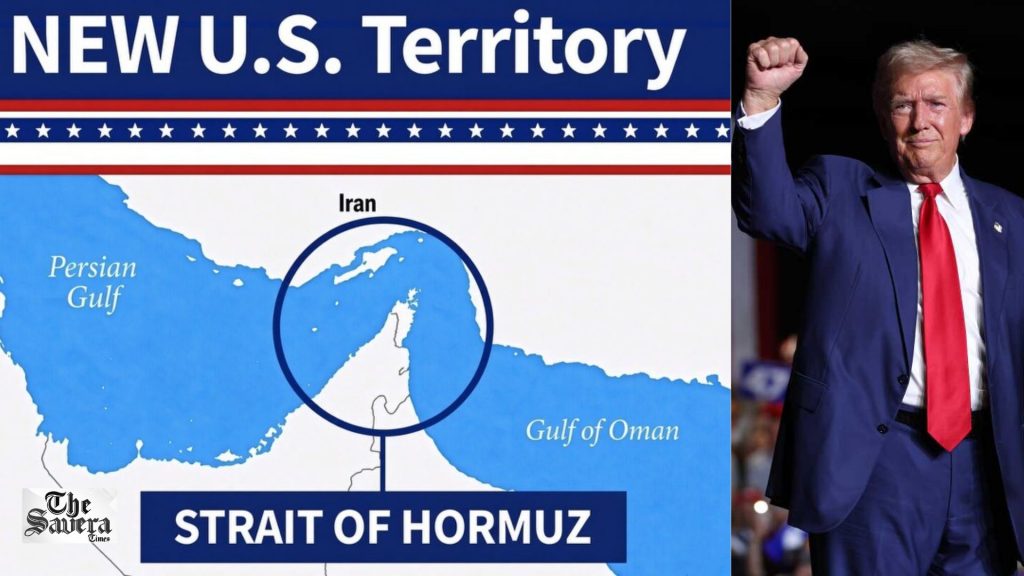Trump Posts Map Labelling Strait of Hormuz as 'New US Territory' Amid Iran Tensions