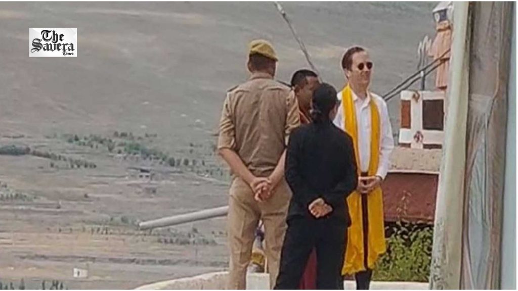 US Ambassador Sergio Gor visits Thiksey Monastery in Ladakh