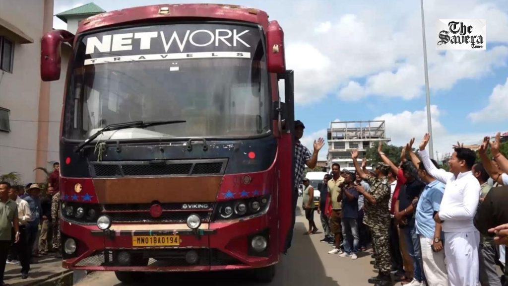 Manipur-Assam-Nagaland bus service resumes after over three years
