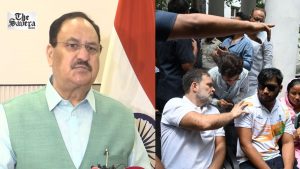 J.P. Nadda Slams Rahul Gandhi Over Police Station Protest, Calls It ‘Camera-Centric Drama’