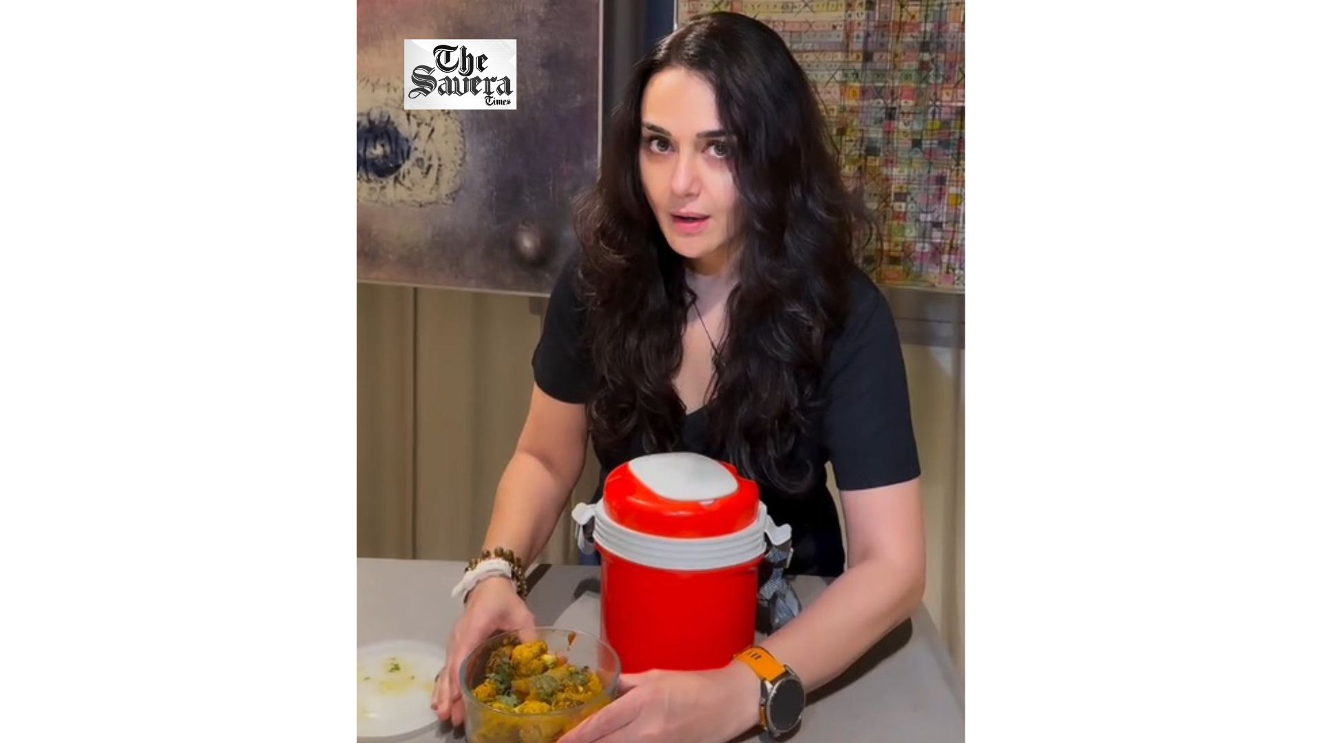 Preity Zinta Relishes Favourite Kadhi Chawal in Paris While Down With Fever