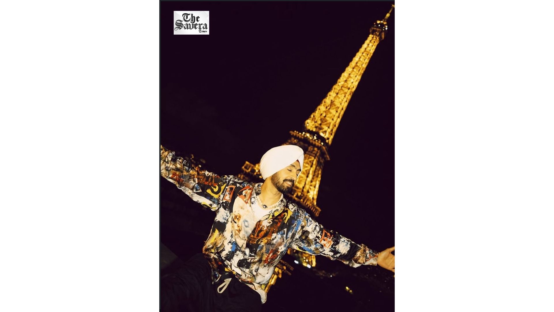 Diljit Dosanjh Brings Punjabi Vibes to Paris, Poses in Front of Eiffel Tower