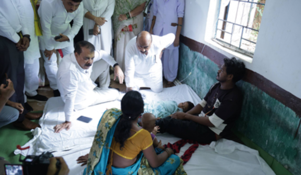 LoP Singhar visits MP's Balaghat villages, alleges 19 child deaths amid mysterious illness