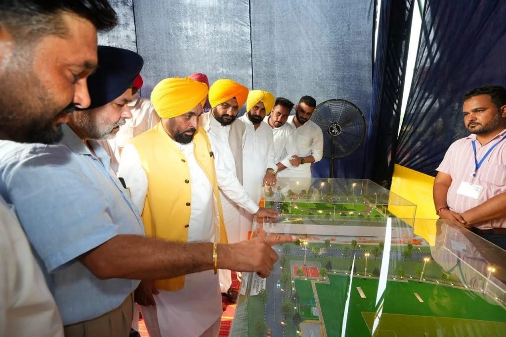 CM Bhagwant Mann Gifts 500 More Modern ‘Pendu Khed Maidan’ To Rural Youth