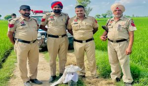 Drone intrusion from Pakistan at Fazilka border; Pistol and cartridges recovered