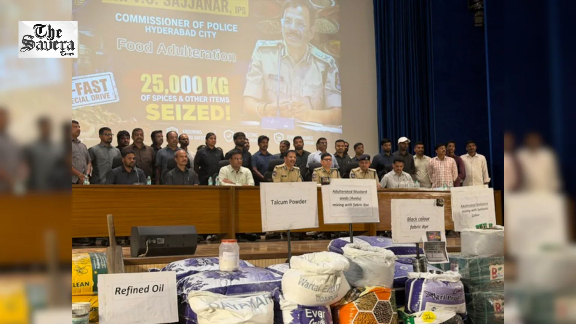 25 Tonnes of Adulterated Spices Seized in Hyderabad, Three Arrested