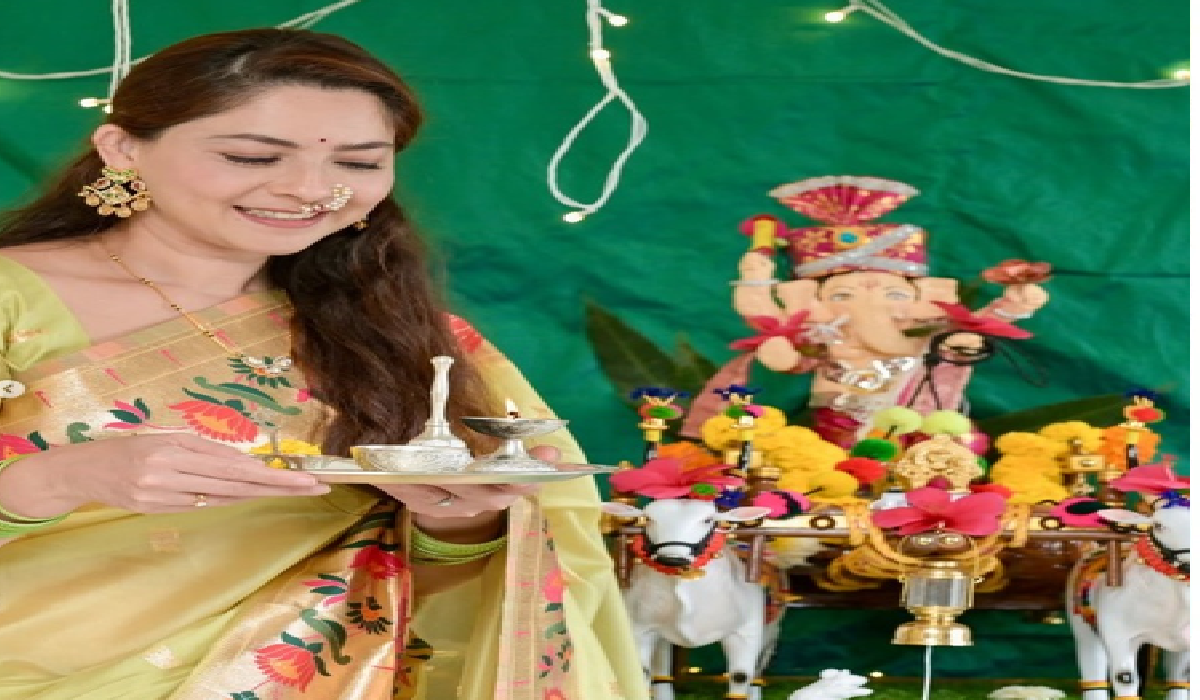 Ganpati Bappa Moreya: Sonalee Kulkarni talks about family’s eight-year Ganpati tradition, shares farmer-themed idol