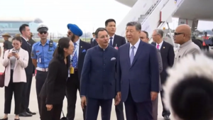 Chinese Prez Xi Receives warm welcome in Delhi, Set for Bilateral Meeting With PM Modi Today