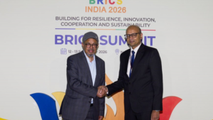 WHO Director-General Tedros Arrives in New Delhi for 18th BRICS Summit
