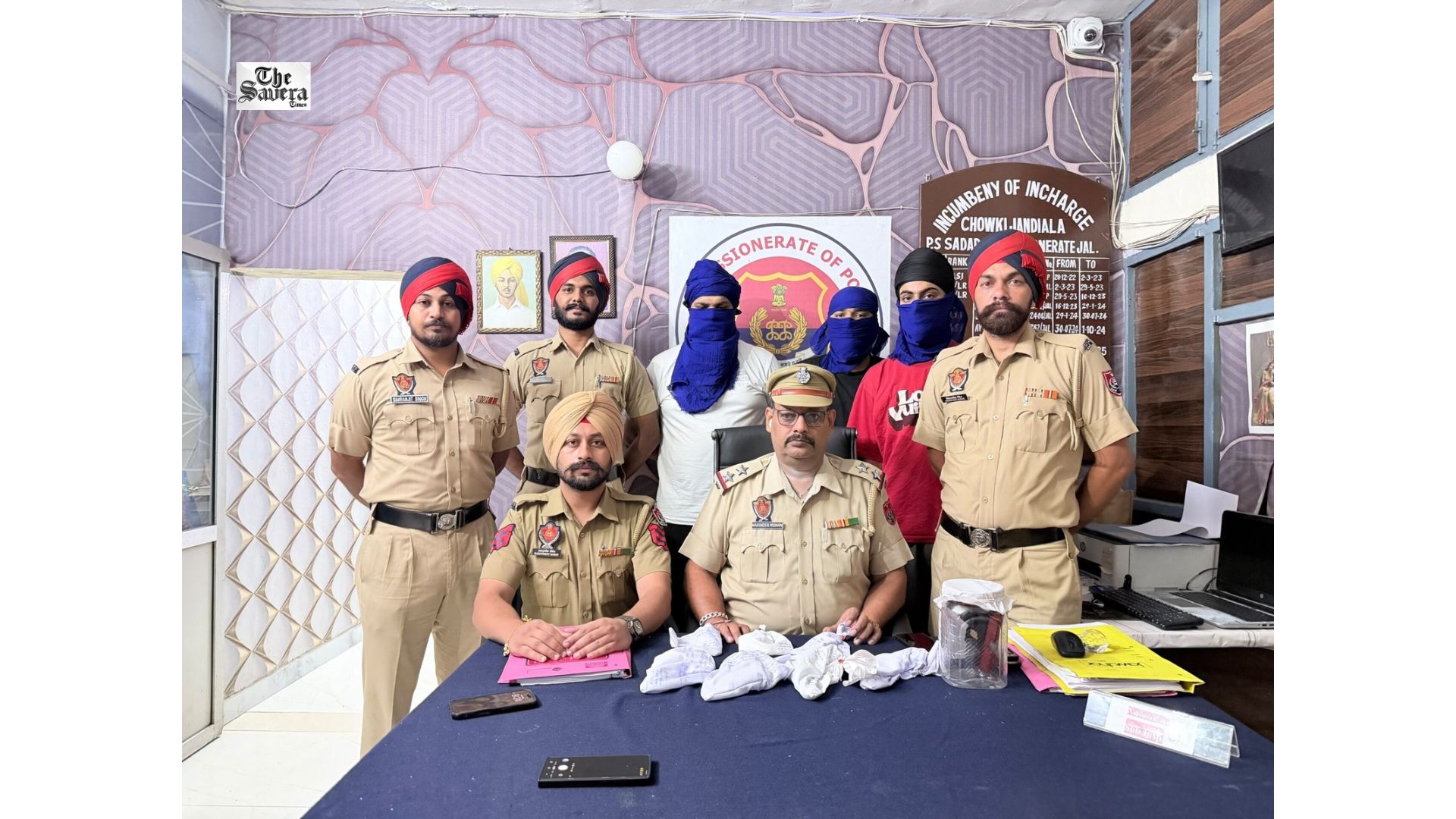 Jalandhar Police Arrest 3, Recover 5 Pistols and 5 Live Rounds in Major Arms Case