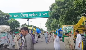 Farmers assemble for weeklong protest at Chandigarh’s entry point, demanding crop MSP