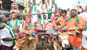 ‘Ballari Chalo’ padyatra enters third day; BJP targets govt over Dalit welfare, farmers’ suicides