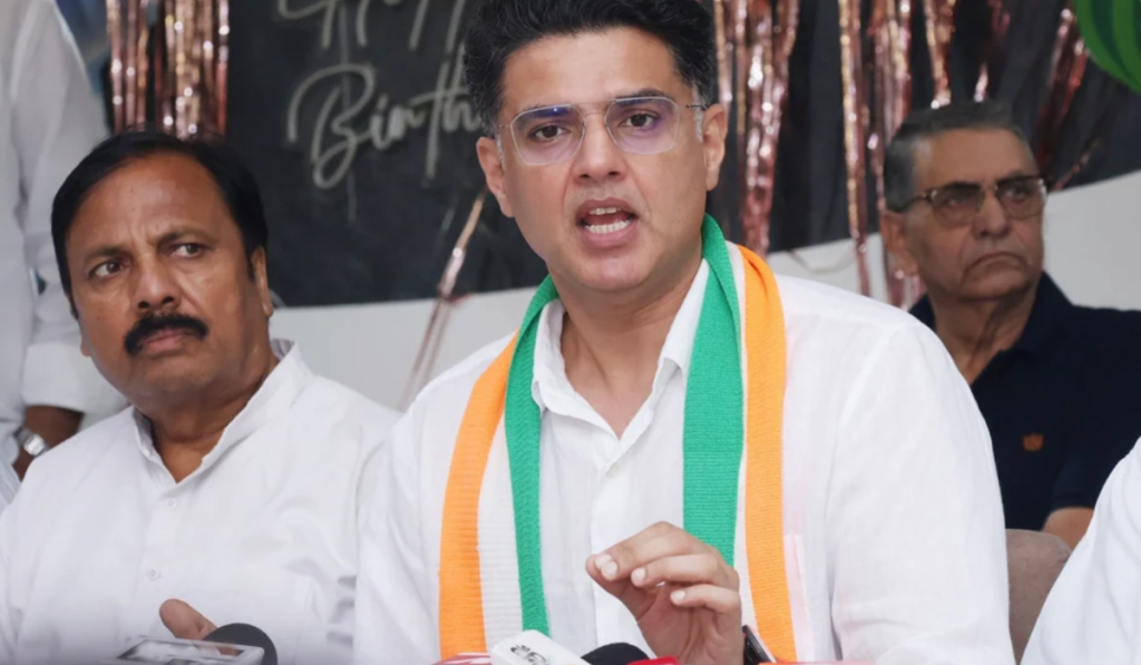 Sachin Pilot Raja Warring detained