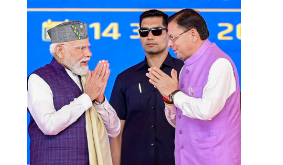 Working hard to further Uttarakhand’s progress: PM Modi Wishes CM Pushkar Singh Dhami on His Birthday