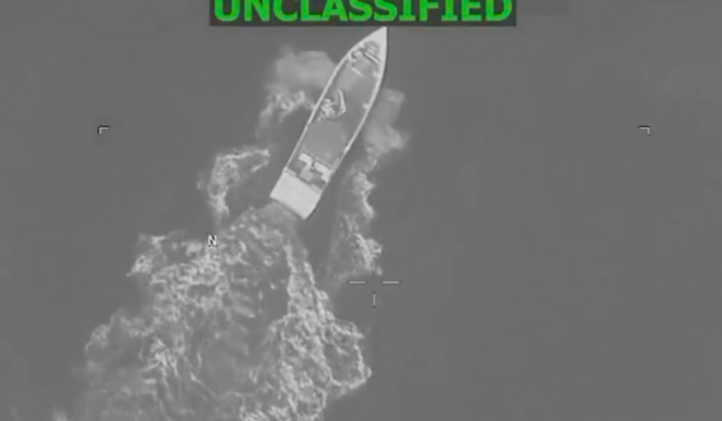 US strikes suspected drug smuggling boat in Caribbean, four killed