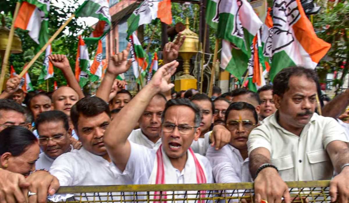 Gaurav Gogoi, Congress Leaders Detained During Protest Against CEC Gyanesh Kumar