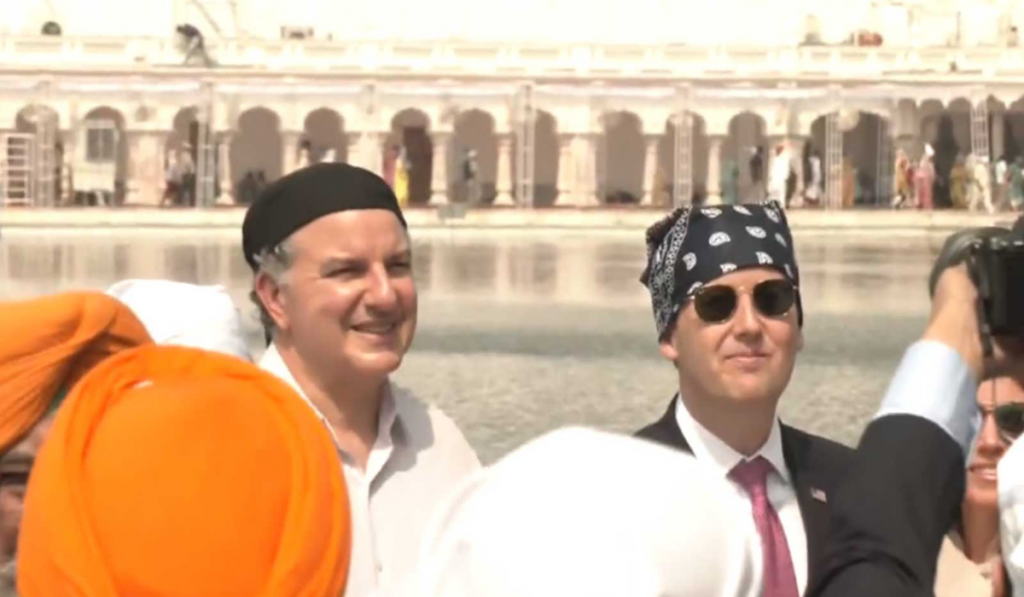 US Ambassador Sergio Gor Pays Visit to Golden Temple in Amritsar