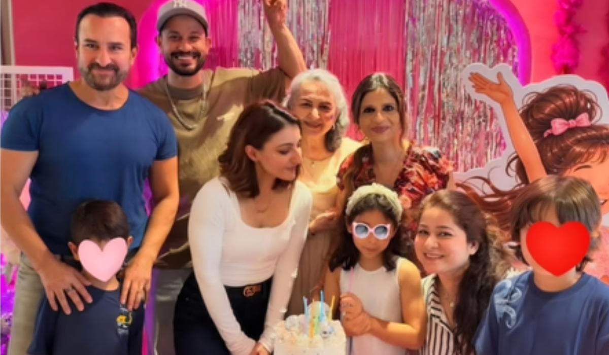 Saba Pataudi shares inside pics of Inaaya’s ninth birthday with Saif Ali Khan, Kareena Kapoor gives it a miss