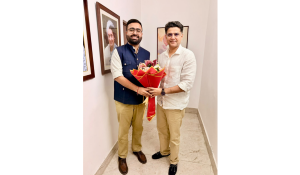 Congress National Spokesperson Gautam Seth Meets Sachin Pilot, Congratulates Him on Punjab Appointment
