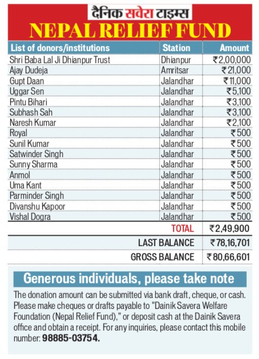Nepal Relief Fund