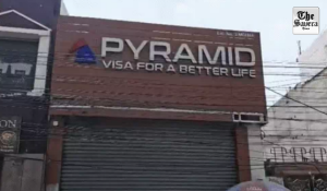 Jalandhar: Protests Outside Pyramid E-Services Office Over Visa Fraud, Fake College Admissions; Anger Over Woman’s Death In Oman