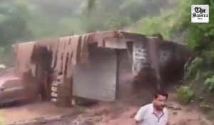 Landslide Hits NH-05 in Himachal’s Parwanoo Amid Heavy Rain, Bridge Damaged