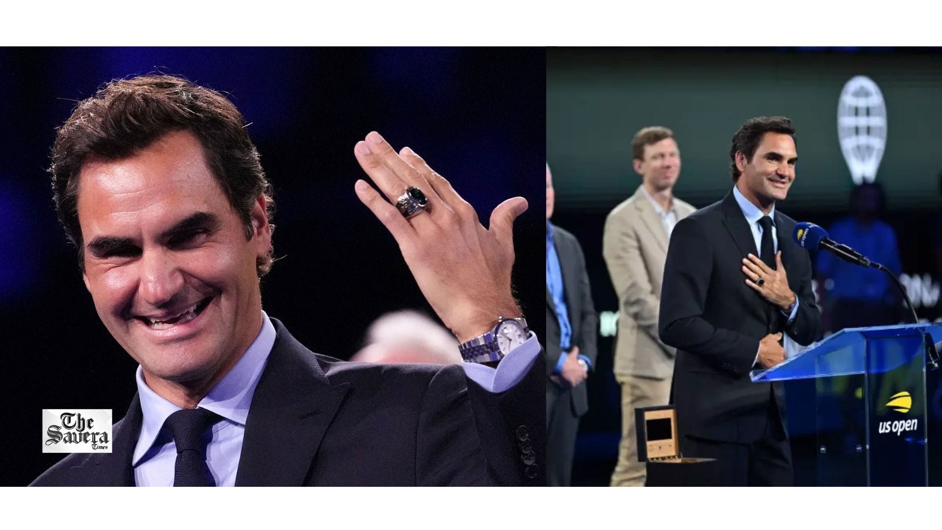 Roger Federer Receives International Tennis ‘Hall of Fame Ring’ at US Open Ceremony