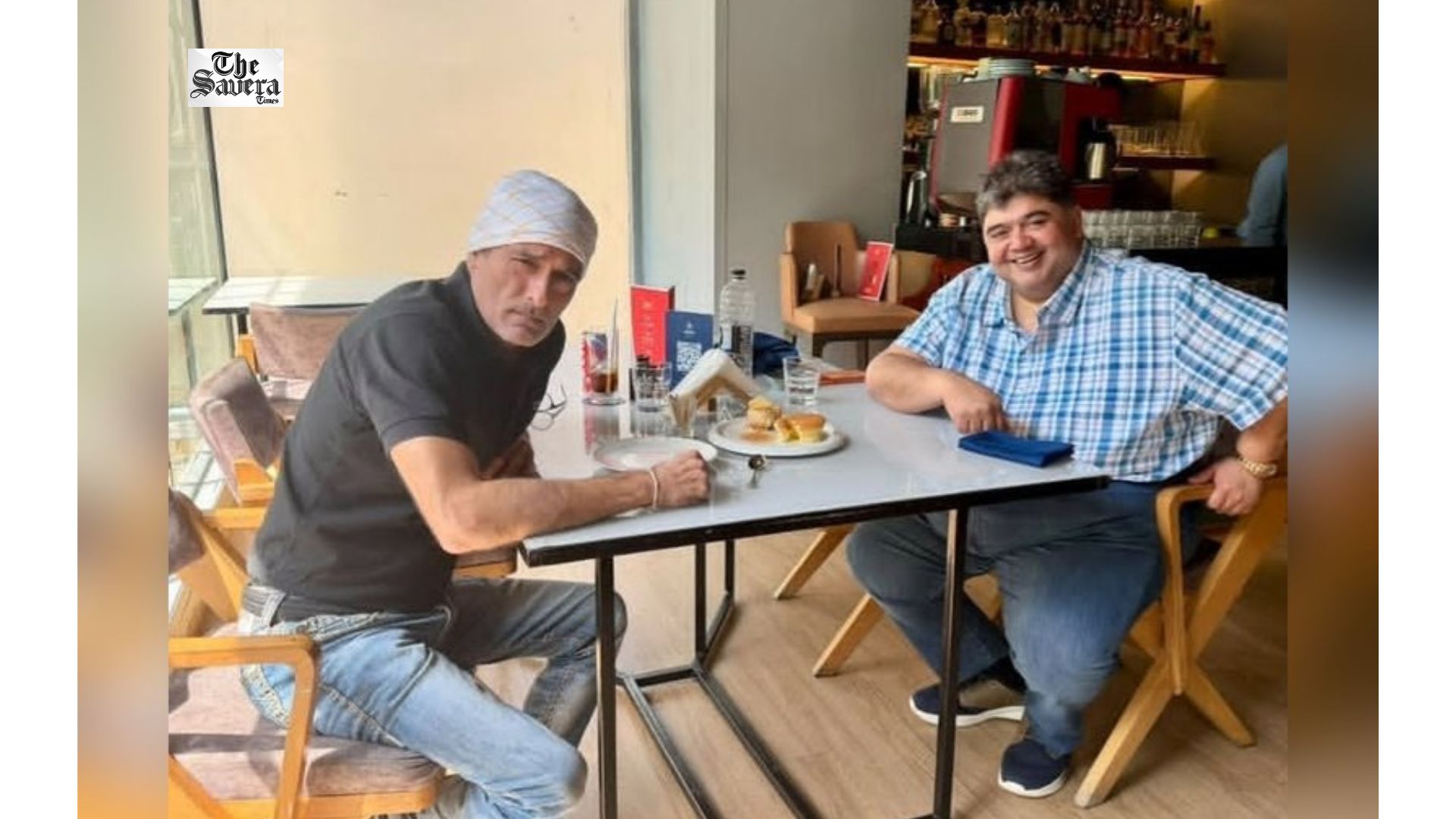 Akshaye Khanna Enjoys Lunch Date With Longtime Friend Rajat Rawail, Rare Pic Shared